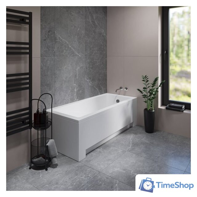 Ванна Lauter Estelle 180 21206080 (с ножками и сифоном 21Y11030 хром) - Изображение №15 — Интернет-магазин Time-Shop