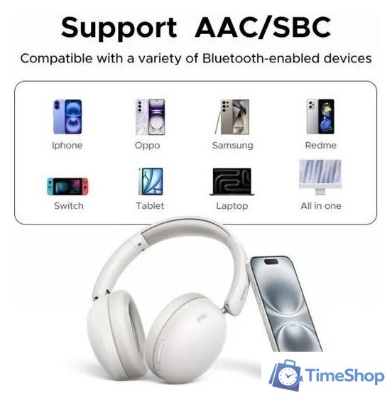 Наушники Ugreen Studio Max2 HP205 (белый) - Изображение №6 — Интернет-магазин Time-Shop