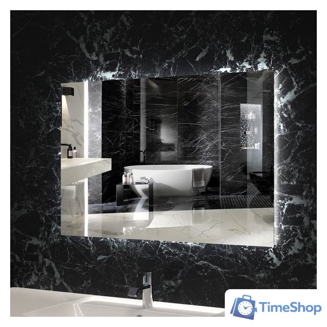  Пекам Зеркало Greta Fly 100x60 GretaFly-100x60sp (с подсветкой, сенсором на прикосновение и подогревом) - Изображение №5 — Интернет-магазин Time-Shop