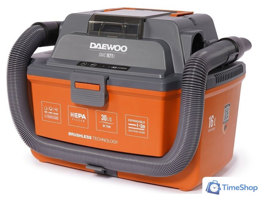 Пылесос Daewoo Power DAVC 1621Li - Изображение №3 — Интернет-магазин Time-Shop