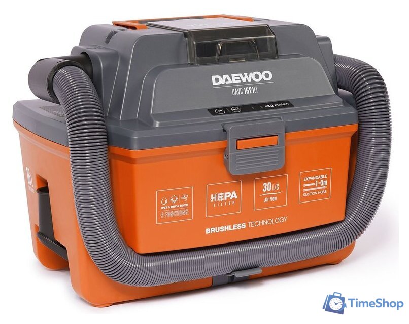 Пылесос Daewoo Power DAVC 1621Li - Изображение №4 — Интернет-магазин Time-Shop