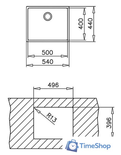 Кухонная мойка TEKA Be Linea RS15 50.40 - Изображение №2 — Интернет-магазин Time-Shop