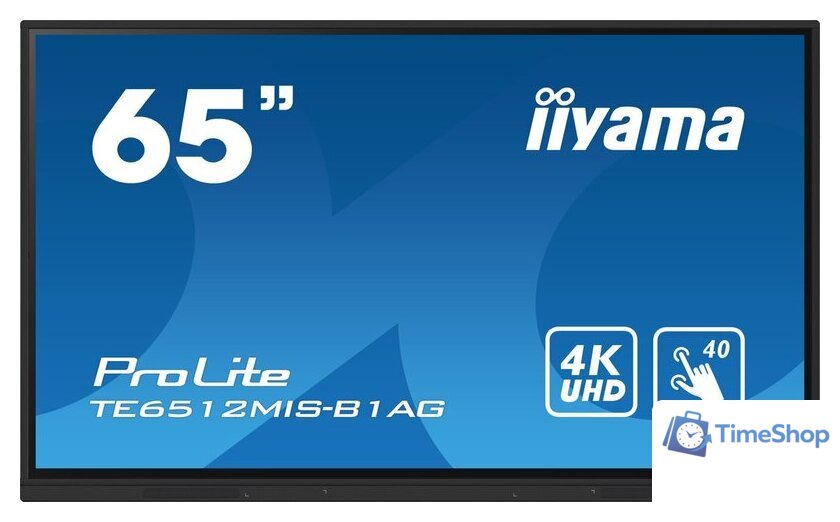 Интерактивная панель iiyama ProLite TE6512MIS-B1AG - Изображение №1 — Интернет-магазин Time-Shop