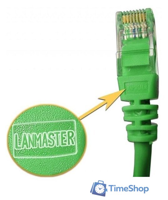 Кабель Lanmaster LAN-PC45/U5E-7.0-GN - Изображение №1 — Интернет-магазин Time-Shop
