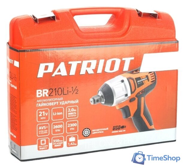 Гайковерт Patriot BR 210Li 1/2 - Изображение №13 — Интернет-магазин Time-Shop