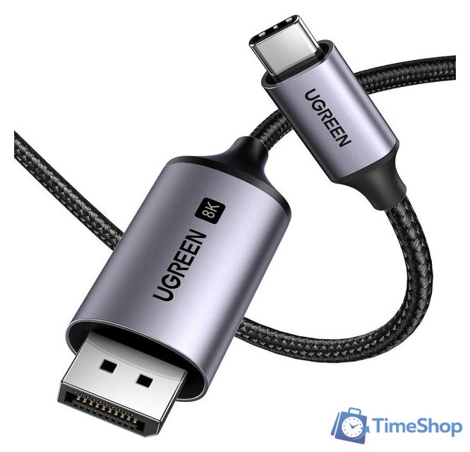 Кабель Ugreen CM556 USB Type-C - DisplayPort (2 м) - Изображение №2 — Интернет-магазин Time-Shop
