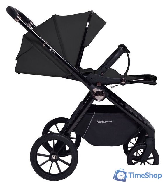Универсальная коляска Sweet Baby Vento 2в1 (черный) - Изображение №15 — Интернет-магазин Time-Shop
