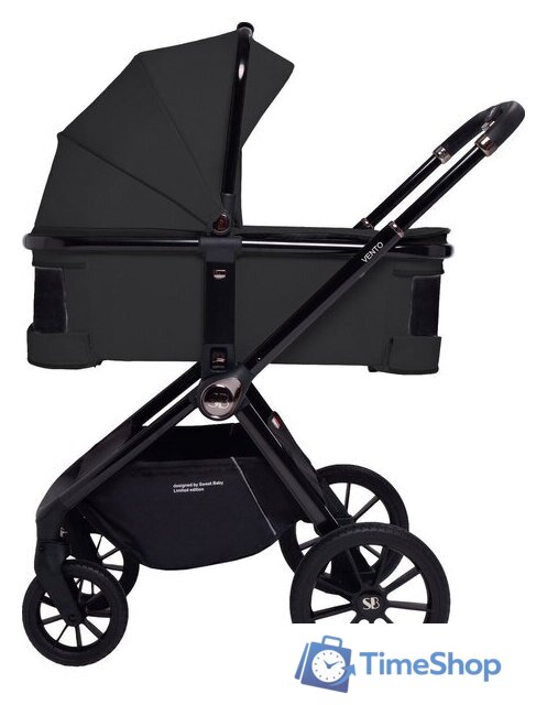 Универсальная коляска Sweet Baby Vento 2в1 (черный) - Изображение №12 — Интернет-магазин Time-Shop