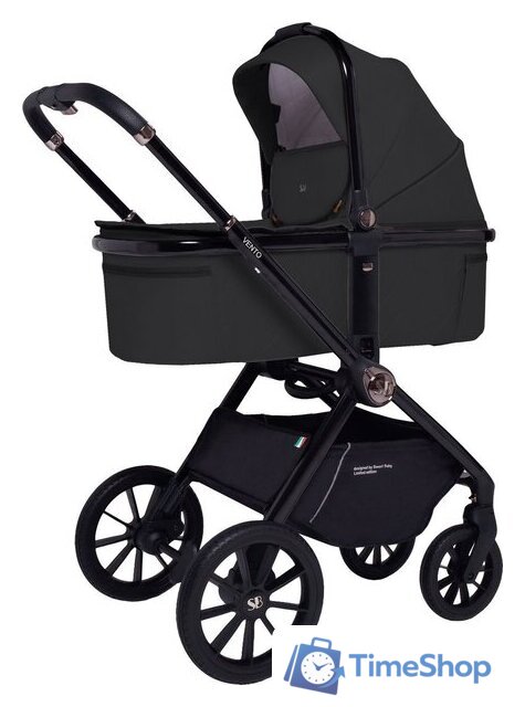 Универсальная коляска Sweet Baby Vento 2в1 (черный) - Изображение №13 — Интернет-магазин Time-Shop