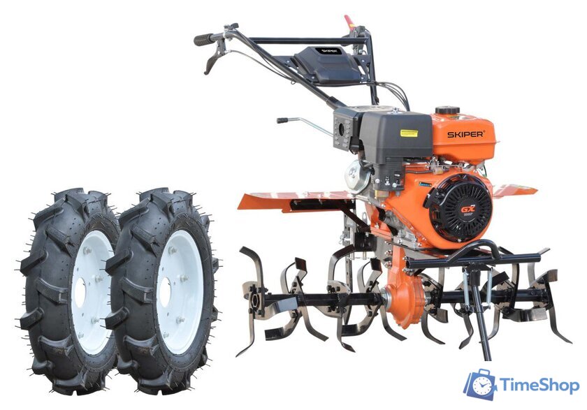 Мотокультиватор бензиновый Skiper SP-1400S (колеса 4.00-10) - Изображение №1 — Интернет-магазин Time-Shop