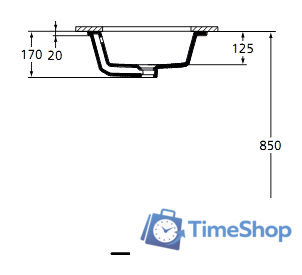 Умывальник Ideal Standard Strada K077901 59.5x44 - Изображение №5 — Интернет-магазин Time-Shop