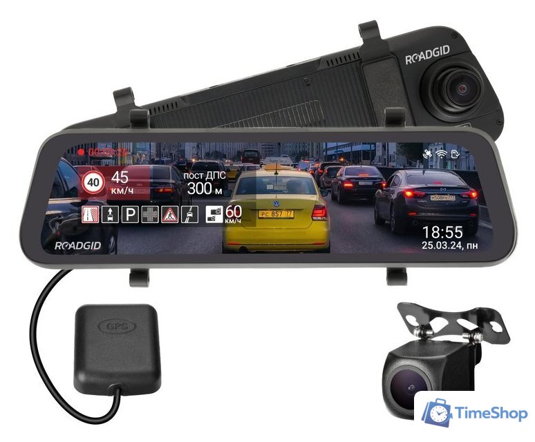 Видеорегистратор-зеркало Roadgid Blick 3 GPS - Изображение №1 — Интернет-магазин Time-Shop
