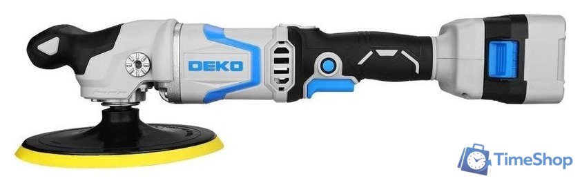 Полировальная машина Deko CP20 PRO 084-1087 (с 1-им АКБ) - Изображение №4 — Интернет-магазин Time-Shop