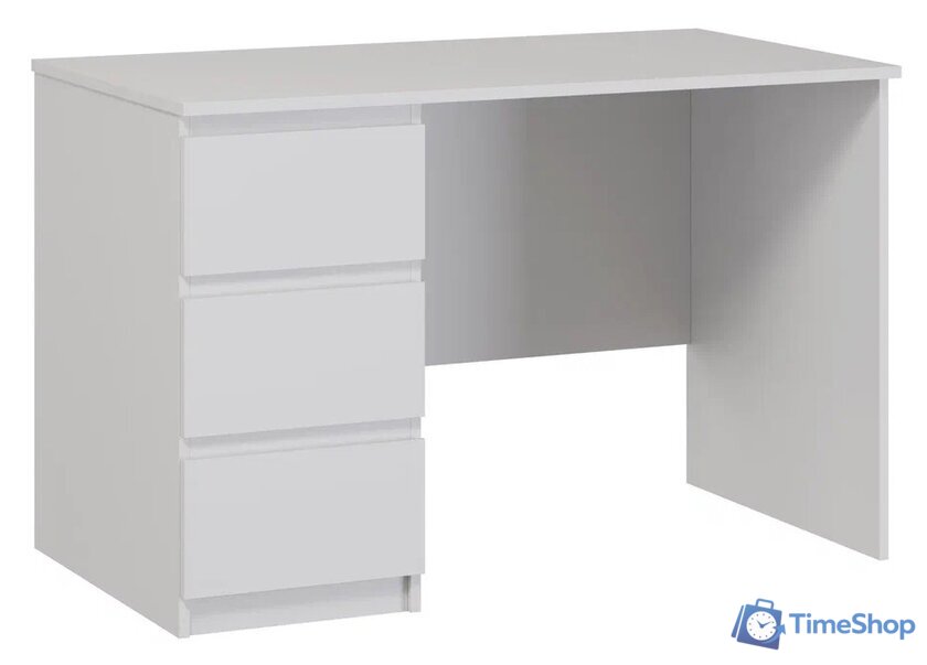Стол Mio Tesoro Кастор 3 ящика 116x65 2.03.06.090.1 (белый) - Изображение №1 — Интернет-магазин Time-Shop