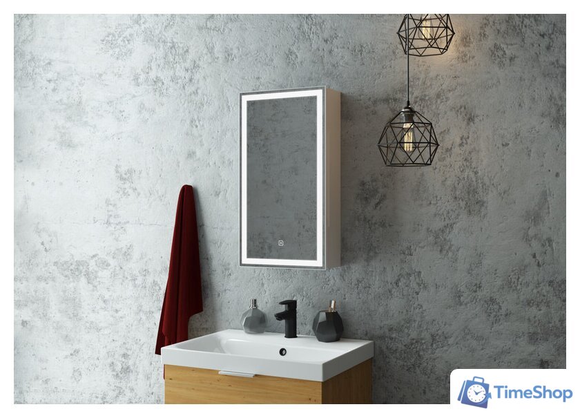  Континент Шкаф с зеркалом Allure Led 35х65 (левый) - Изображение №3 — Интернет-магазин Time-Shop