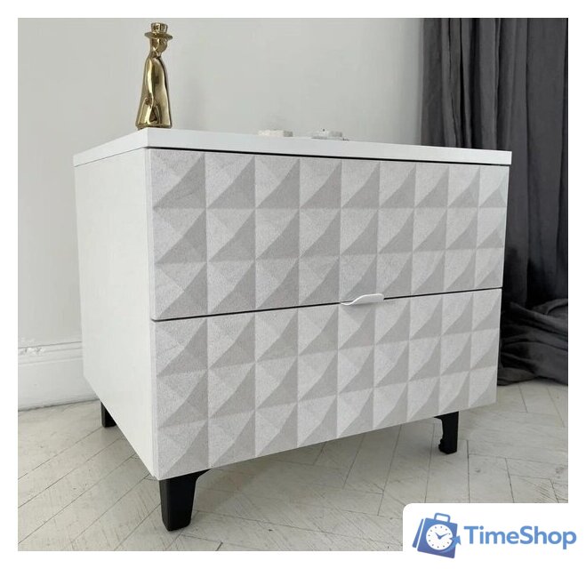 Консольный стол Shtabe Simple 7003 эко (травертин/белый/черный) - Изображение №7 — Интернет-магазин Time-Shop