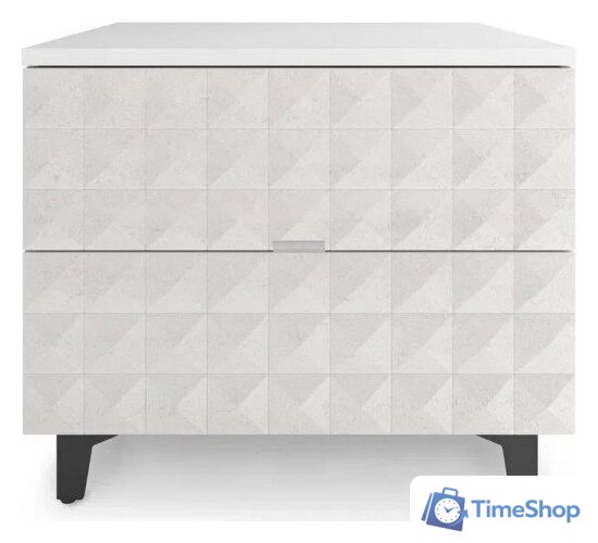 Консольный стол Shtabe Simple 7003 эко (травертин/белый/черный) - Изображение №2 — Интернет-магазин Time-Shop