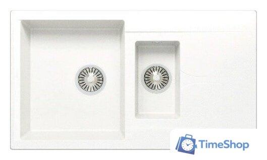 Кухонная мойка Polygran Brig-870 (белый хлопок 36) - Изображение №1 — Интернет-магазин Time-Shop