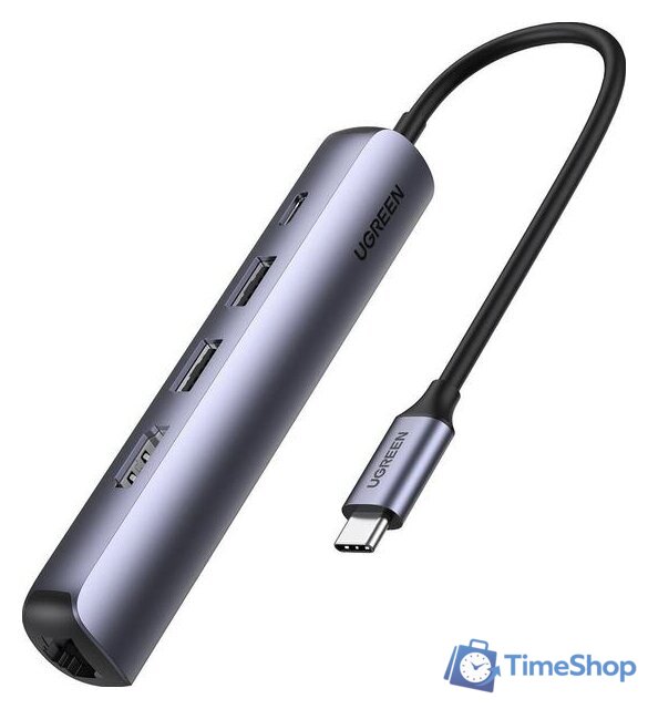 USB-хаб Ugreen CM418 10919 - Изображение №1 — Интернет-магазин Time-Shop
