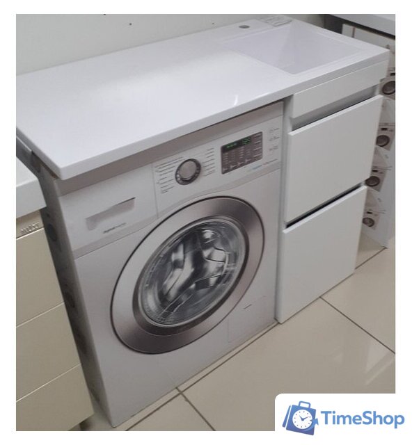  Style Line Тумба под умывальник Оптима 40 2 ящика Plus (напольная) - Изображение №7 — Интернет-магазин Time-Shop