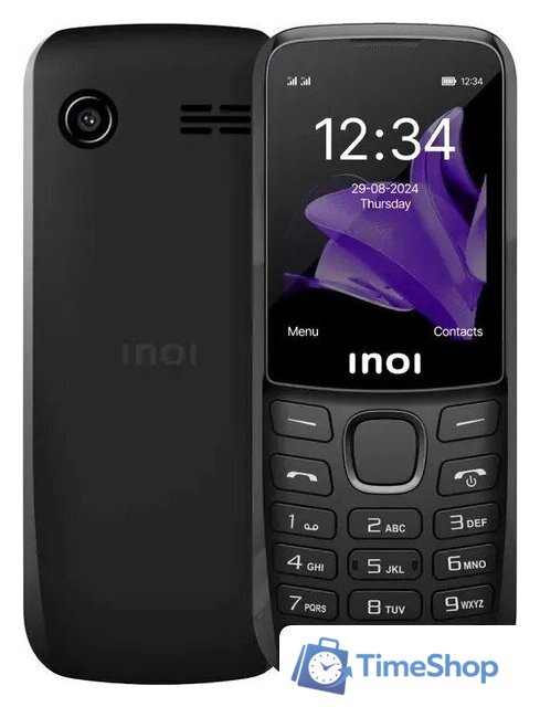 Кнопочный телефон Inoi 240 Modern 4G (черный) - Изображение №1 — Интернет-магазин Time-Shop