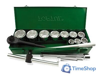 Набор трещотка с головками Toptul GCAD1402 14 предметов - Изображение №1 — Интернет-магазин Time-Shop