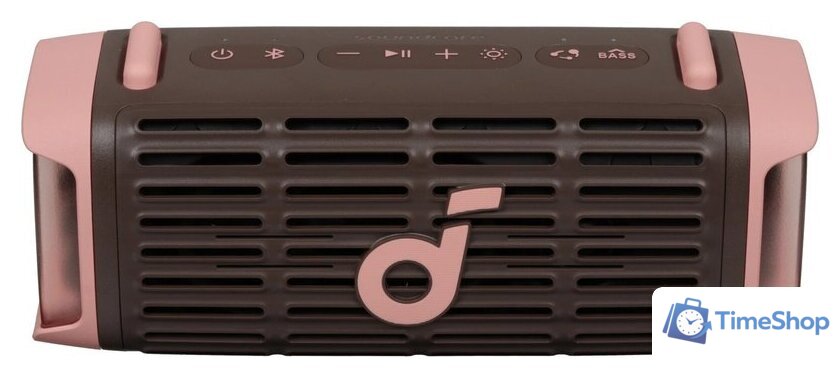 Беспроводная колонка Anker SoundCore Boom 3i (коричневый/розовый) - Изображение №4 — Интернет-магазин Time-Shop