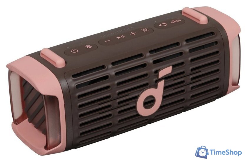 Беспроводная колонка Anker SoundCore Boom 3i (коричневый/розовый) - Изображение №3 — Интернет-магазин Time-Shop