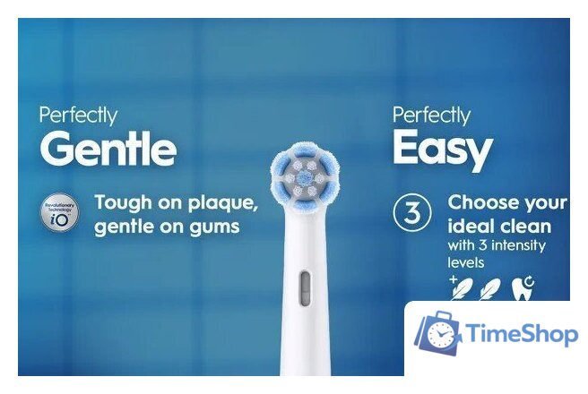 Электрическая зубная щетка Oral-B iO2 Electric Toothbrush with Travel Case (Night Black) - Изображение №4 — Интернет-магазин Time-Shop