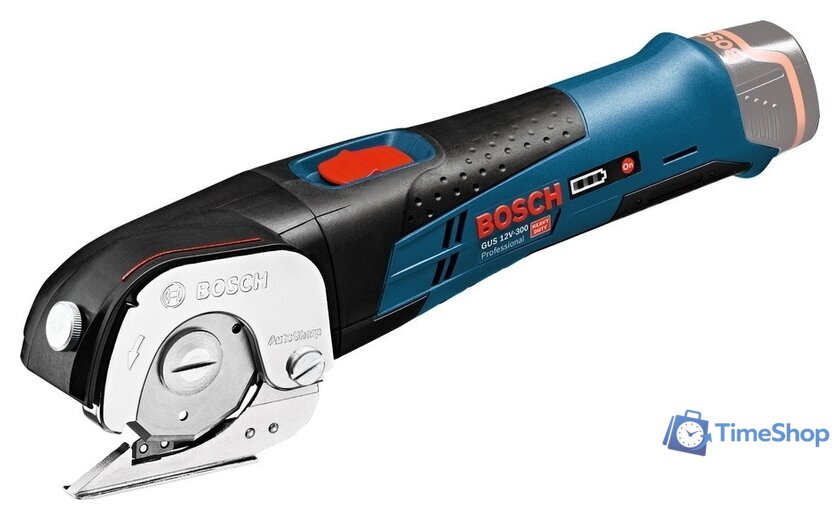 Листовые электрические ножницы Bosch GUS 12V-300 Professional (без аккумулятора) - Изображение №1 — Интернет-магазин Time-Shop