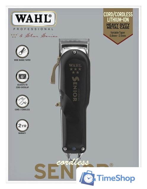 Машинка для стрижки волос Wahl Senior Cordless 8504-316 - Изображение №3 — Интернет-магазин Time-Shop