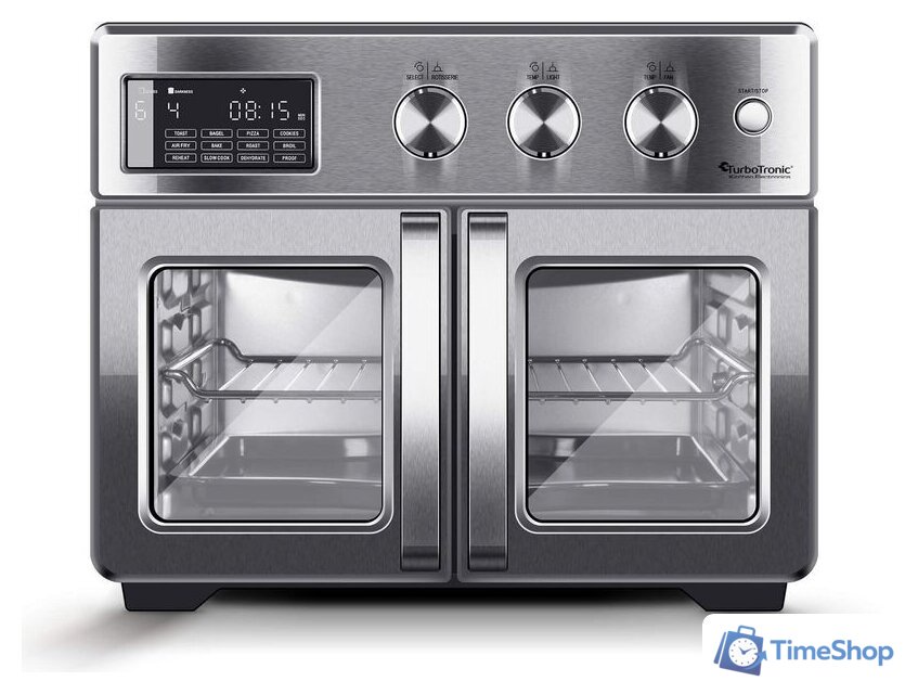 Мини-печь TurboTronic TT-AFD32 (серебристый) - Изображение №2 — Интернет-магазин Time-Shop