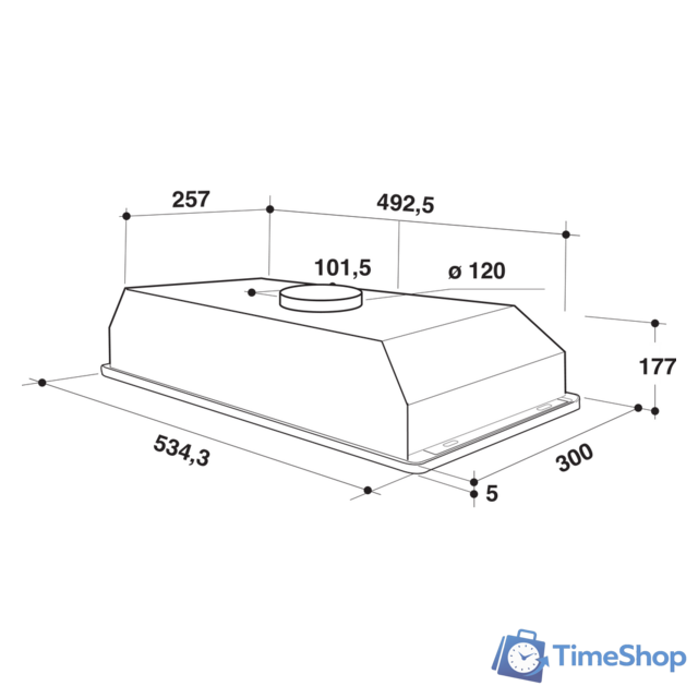 Кухонная вытяжка Whirlpool WCT 64 FLS X - Изображение №2 — Интернет-магазин Time-Shop