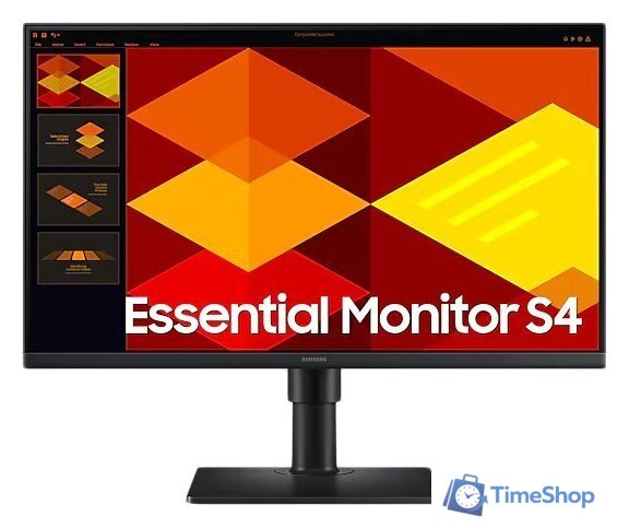 Монитор Samsung Essential S4 LS24D406GAUXEN - Изображение №1 — Интернет-магазин Time-Shop