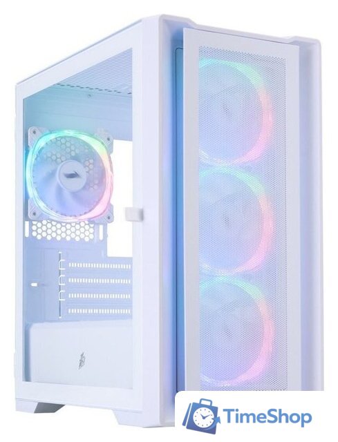 Корпус 1stPlayer TRILOBITE T4 ARGB (белый) - Изображение №1 — Интернет-магазин Time-Shop