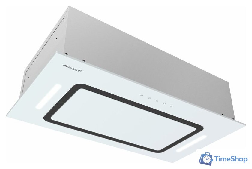 Кухонная вытяжка Weissgauff Intense 600 Touch White Glass - Изображение №3 — Интернет-магазин Time-Shop
