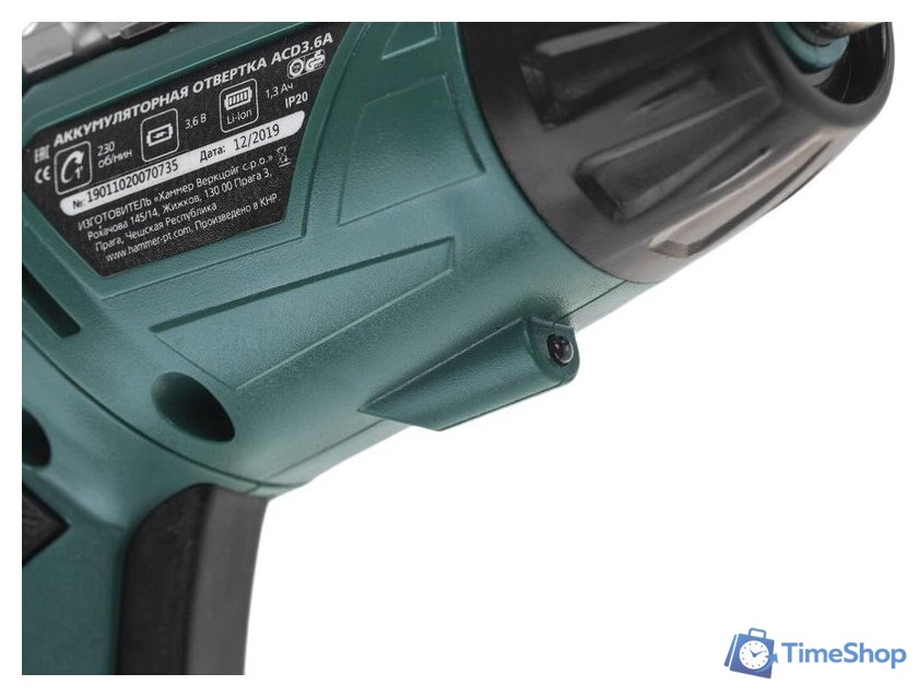 Электроотвертка Hammer ACD 3.6A (с АКБ) - Изображение №9 — Интернет-магазин Time-Shop