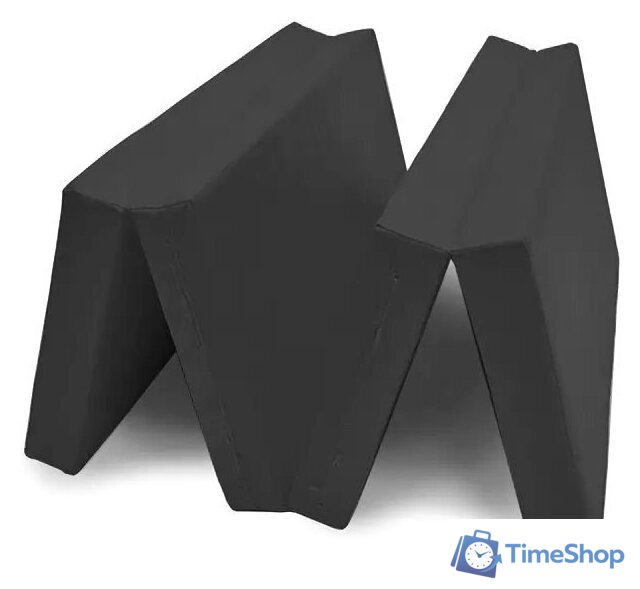 Cпортивный мат КМС №5 складной 200x100x10 (черный) - Изображение №1 — Интернет-магазин Time-Shop