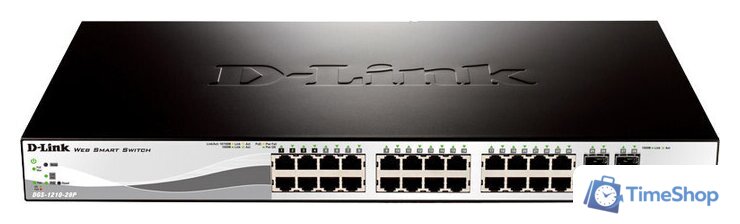 Настраиваемый коммутатор D-Link DGS-1210-28P - Изображение №1 — Интернет-магазин Time-Shop