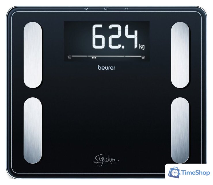 Напольные весы Beurer BF 410 SignatureLine (черный) - Изображение №3 — Интернет-магазин Time-Shop
