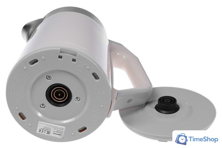 Электрический чайник HomeStar HS-1019 (стальной/розовый) - Изображение №6 — Интернет-магазин Time-Shop