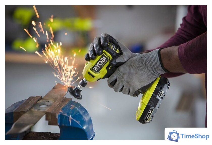 Прямошлифовальная машина Ryobi HP RDG18C-0 (без АКБ) - Изображение №5 — Интернет-магазин Time-Shop