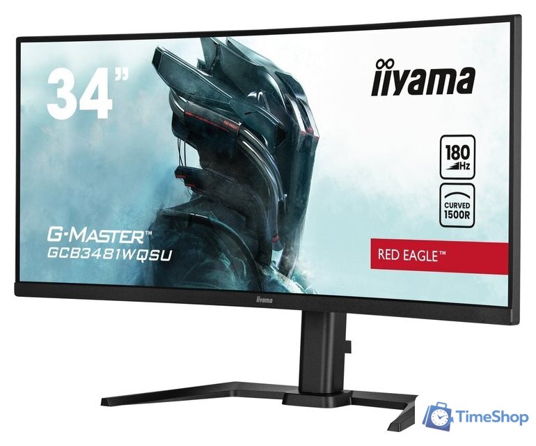 Игровой монитор iiyama G-Master Red Eagle Curved GCB3481WQSU-B1 - Изображение №8 — Интернет-магазин Time-Shop