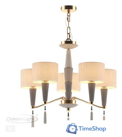 Подвесная люстра Odeon Light Latte 5403/5 - Изображение №5 — Интернет-магазин Time-Shop
