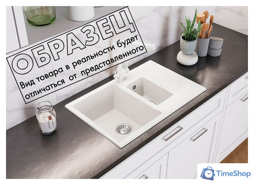 Кухонная мойка Polygran Brig 770 (опал) - Изображение №2 — Интернет-магазин Time-Shop