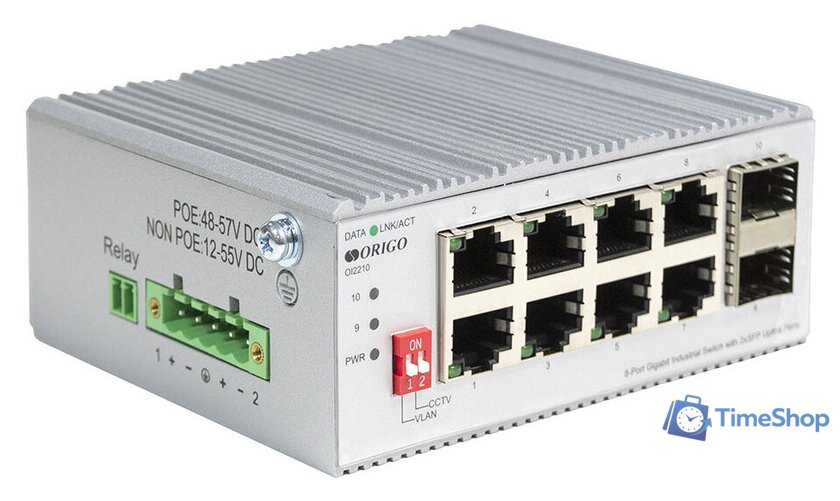 Неуправляемый коммутатор Origo OI2210/A1A - Изображение №1 — Интернет-магазин Time-Shop