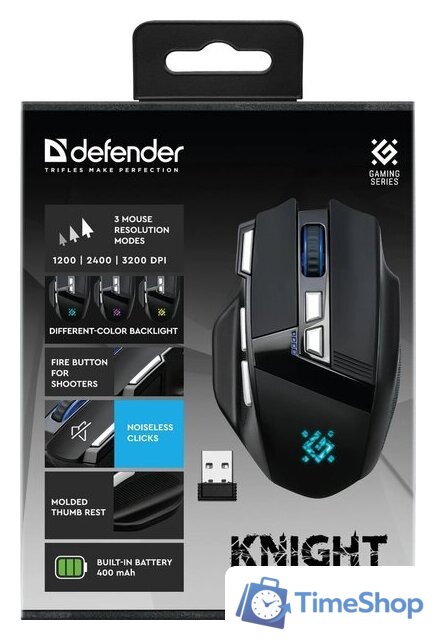 Игровая мышь Defender Knight GM-885 - Изображение №8 — Интернет-магазин Time-Shop