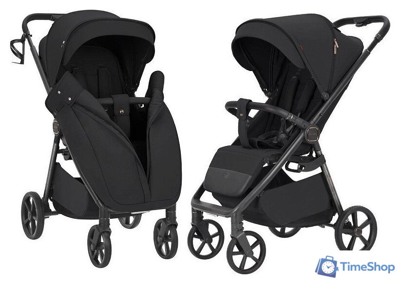 Коляска прогулочная «книга» Carrello Bravo Carbon CRL-5530 (Deep Black) - Изображение №8 — Интернет-магазин Time-Shop