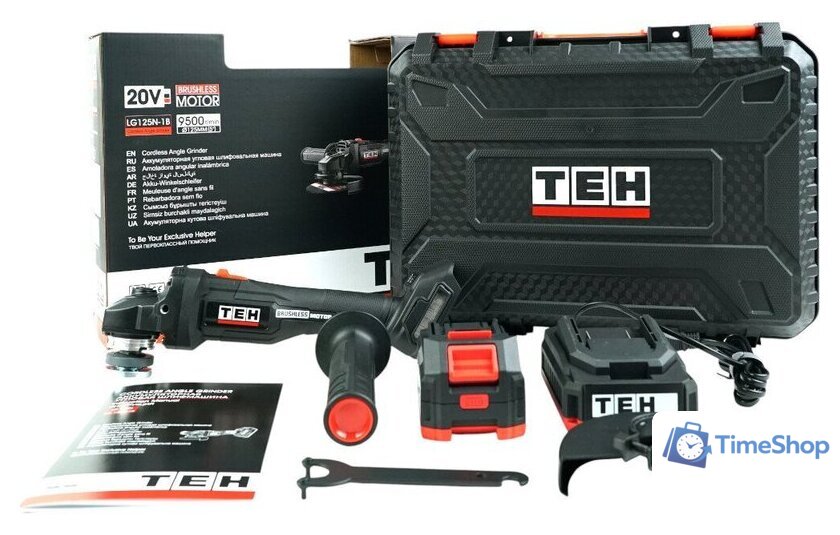 Угловая шлифмашина TEH LG125N-1B (с 1-им АКБ, кейс) - Изображение №11 — Интернет-магазин Time-Shop