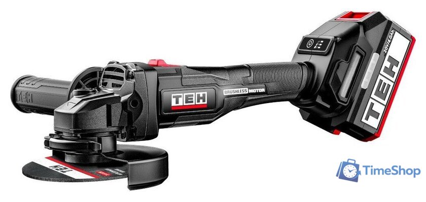 Угловая шлифмашина TEH LG125N-1B (с 1-им АКБ, кейс) - Изображение №1 — Интернет-магазин Time-Shop
